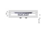 Meccanismo Rototraslante Scorrevole per Tavolo Swing 900 Alluminio Anodizzato/acciaio Zincato mm.700-900 | Omge - immagine 4